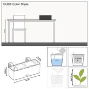 Cube Color Triple - Verde Lime - IN/OUT*